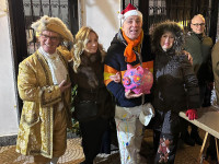 Babbo Natale arriva in gondola