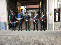 CELEBRAZIONE DEL NUCLEO UNIFORMI STORICHE A.N. CARABINIERI ISPETTORATO LOMBARDIA