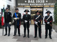 CELEBRAZIONE DEL NUCLEO UNIFORMI STORICHE A.N. CARABINIERI ISPETTORATO LOMBARDIA