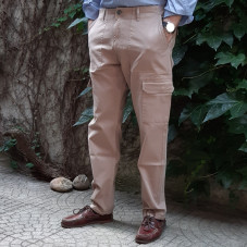 Pantaloni cargo fustagno