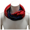 Pashmina, Rosso/Blu
