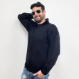 Maglione zip lunga, Blu