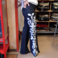 JEANS D. FLARE 70S, Dark navy