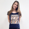 T-shirt donna Wrangler, Blu