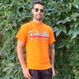 T-shirt logo Milano, Arancio