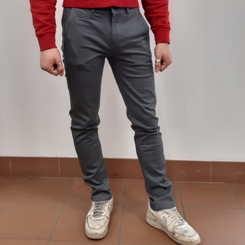 Chino in cotone pesante